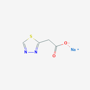 molecular formula C4H3N2NaO2S B1451255 Sodium 2-(1,3,4-thiadiazol-2-yl)acetate CAS No. 2060060-51-5