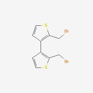 B14512579 2,2'-Bis(bromomethyl)-3,3'-bithiophene CAS No. 63286-54-4