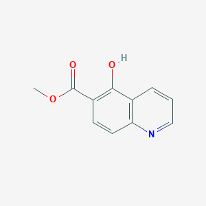 molecular formula C11H9NO3 B1451261 5-羟基喹啉-6-羧酸甲酯 CAS No. 202664-69-5