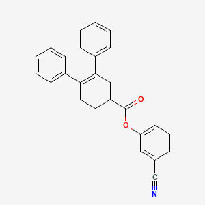 (3-Cyanophenyl) 3,4-diphenylcyclohex-3-ene-1-carboxylate