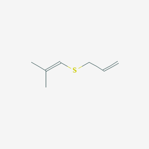 2-Methyl-1-[(prop-2-en-1-yl)sulfanyl]prop-1-ene