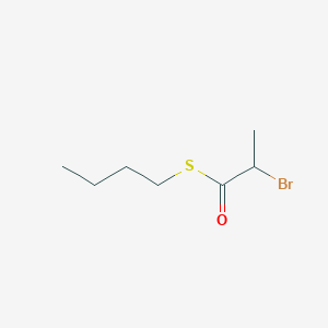 molecular formula C7H13BrOS B14512879 S-Butyl 2-bromopropanethioate CAS No. 62943-32-2