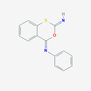 (4Z)-N~4~-Phenyl-2H,4H-3,1-benzoxathiine-2,4-diimine