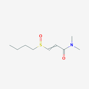 3-(Butane-1-sulfinyl)-N,N-dimethylprop-2-enamide