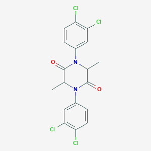 1,4-Bis(3,4-dichlorophenyl)-3,6-dimethylpiperazine-2,5-dione