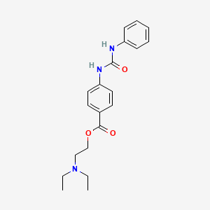 2-(Diethylamino)ethyl 4-[(phenylcarbamoyl)amino]benzoate