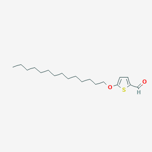 molecular formula C19H32O2S B14512948 5-(Tetradecyloxy)thiophene-2-carbaldehyde CAS No. 62702-62-9