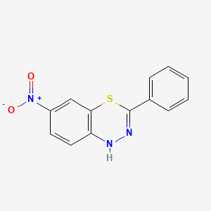 6-Nitro-3-phenyl-1H-4,1,2-benzothiadiazine