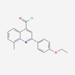 B1451298 2-(4-Ethoxyphenyl)-8-methylquinoline-4-carbonyl chloride CAS No. 1160254-49-8