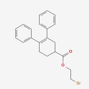 molecular formula C21H21BrO2 B14513011 2-Bromoethyl 3,4-diphenylcyclohex-3-ene-1-carboxylate CAS No. 62544-30-3