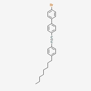 4-Bromo-4'-[(4-octylphenyl)ethynyl]-1,1'-biphenyl