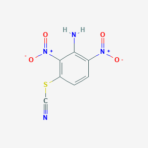 3-Amino-2,4-dinitrophenyl thiocyanate