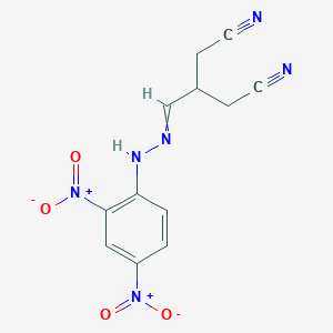 3-{[2-(2,4-Dinitrophenyl)hydrazinylidene]methyl}pentanedinitrile