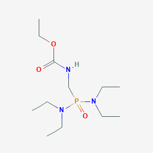 Ethyl {[bis(diethylamino)phosphoryl]methyl}carbamate