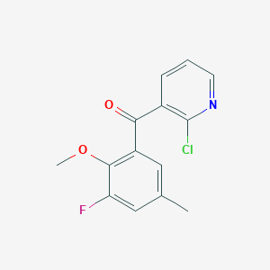 (2-Chloropyridin-3-yl)(3-fluoro-2-methoxy-5-methylphenyl)methanone