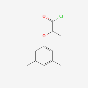 B1451310 2-(3,5-Dimethylphenoxy)propanoyl chloride CAS No. 81866-01-5
