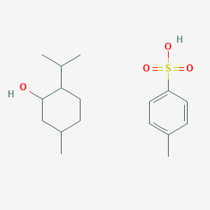 molecular formula C17H28O4S B14513105 4-Methylbenzenesulfonic acid;5-methyl-2-propan-2-ylcyclohexan-1-ol CAS No. 63559-37-5