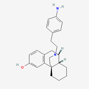 (-)-17-(p-Aminophenethyl)morphinan-3-ol