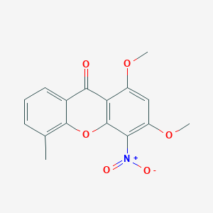 1,3-Dimethoxy-5-methyl-4-nitro-9H-xanthen-9-one