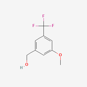 B1451313 3-Methoxy-5-(trifluoromethyl)benzyl alcohol CAS No. 916420-98-9