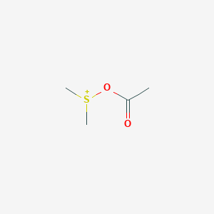 molecular formula C4H9O2S+ B14513139 (Acetyloxy)(dimethyl)sulfanium CAS No. 62759-71-1