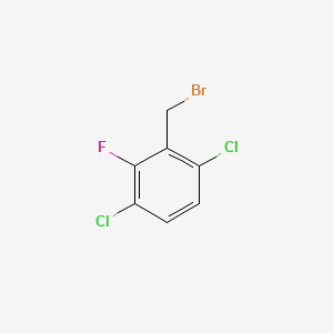 molecular formula C7H4BrCl2F B1451314 3,6-二氯-2-氟苄基溴 CAS No. 916420-69-4