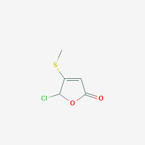 5-Chloro-4-(methylsulfanyl)furan-2(5H)-one