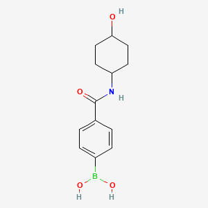 B1451320 4-(trans-4-Hydroxycyclohexylcarbamoyl)phenylboronic acid CAS No. 957062-70-3