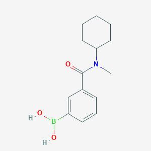 B1451322 (3-(Cyclohexyl(methyl)carbamoyl)phenyl)boronic acid CAS No. 1072945-73-3