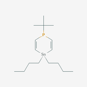 4,4-Dibutyl-1-tert-butyl-1,4-dihydro-1,4-phosphastannine