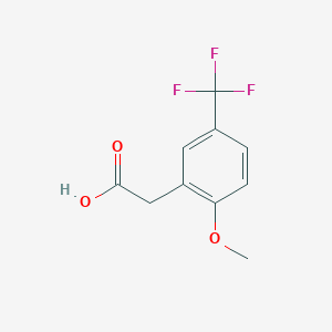 B1451324 2-Methoxy-5-(trifluoromethyl)phenylacetic acid CAS No. 1000523-82-9