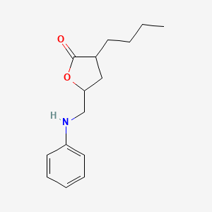 2(3H)-Furanone, 3-butyldihydro-5-[(phenylamino)methyl]-