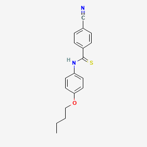 N-(4-Butoxyphenyl)-4-cyanobenzene-1-carbothioamide