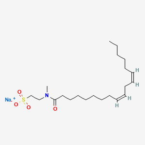 Ethanesulfonic acid, 2-(methyl((9Z,12Z)-1-oxo-9,12-octadecadienyl)amino)-, sodium salt