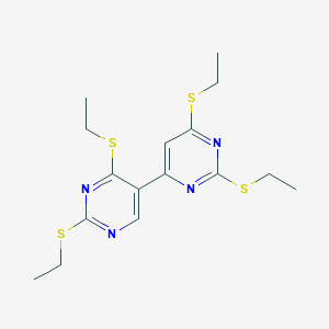 2,2',4',6-Tetrakis(ethylsulfanyl)-4,5'-bipyrimidine