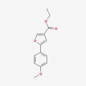 Ethyl 5-(4-methoxyphenyl)furan-3-carboxylate