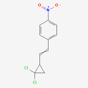 1-[2-(2,2-Dichlorocyclopropyl)ethenyl]-4-nitrobenzene