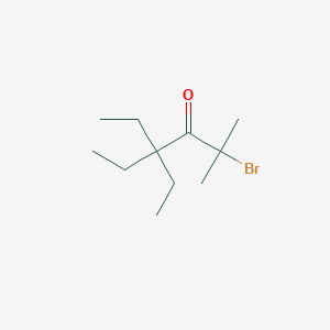 2-Bromo-4,4-diethyl-2-methylhexan-3-one