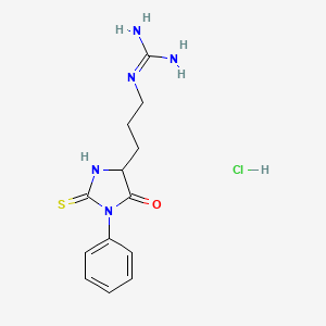 molecular formula C13H18ClN5OS B1451339 PTH-arginine hydrochloride CAS No. 182153-75-9