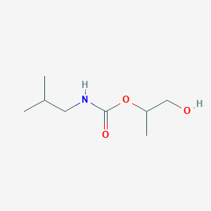 molecular formula C8H17NO3 B14513403 1-Hydroxypropan-2-yl (2-methylpropyl)carbamate CAS No. 62789-02-0