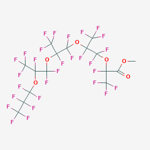 molecular formula C16H3F29O6 B145135 HFPO pentamer, methyl ester CAS No. 133609-46-8