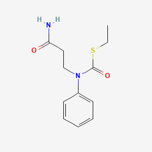 S-Ethyl (3-amino-3-oxopropyl)phenylcarbamothioate