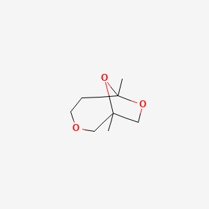 1,6-Dimethyl-3,7,9-trioxabicyclo(4,2,1)nonane