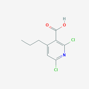 2,6-Dichloro-4-propylpyridine-3-carboxylic acid