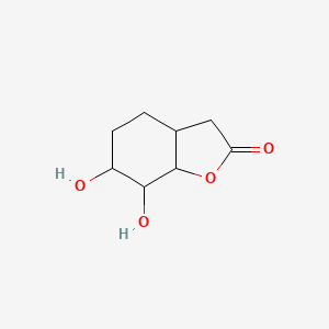 6,7-Dihydroxyhexahydro-1-benzofuran-2(3H)-one