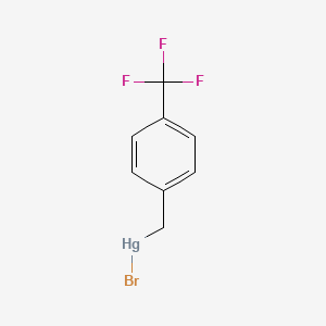 Bromo{[4-(trifluoromethyl)phenyl]methyl}mercury