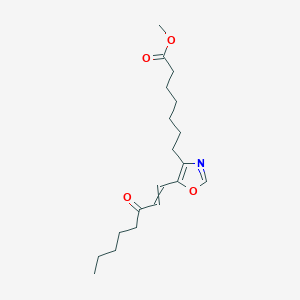 Methyl 7-[5-(3-oxooct-1-en-1-yl)-1,3-oxazol-4-yl]heptanoate