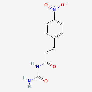 molecular formula C10H9N3O4 B14513570 N-Carbamoyl-3-(4-nitrophenyl)prop-2-enamide CAS No. 62879-61-2