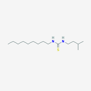 molecular formula C15H32N2S B14513605 N-(3-Methylbutyl)-N'-nonylthiourea CAS No. 62552-24-3