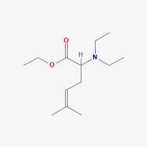 Ethyl 2-(diethylamino)-5-methylhex-4-enoate